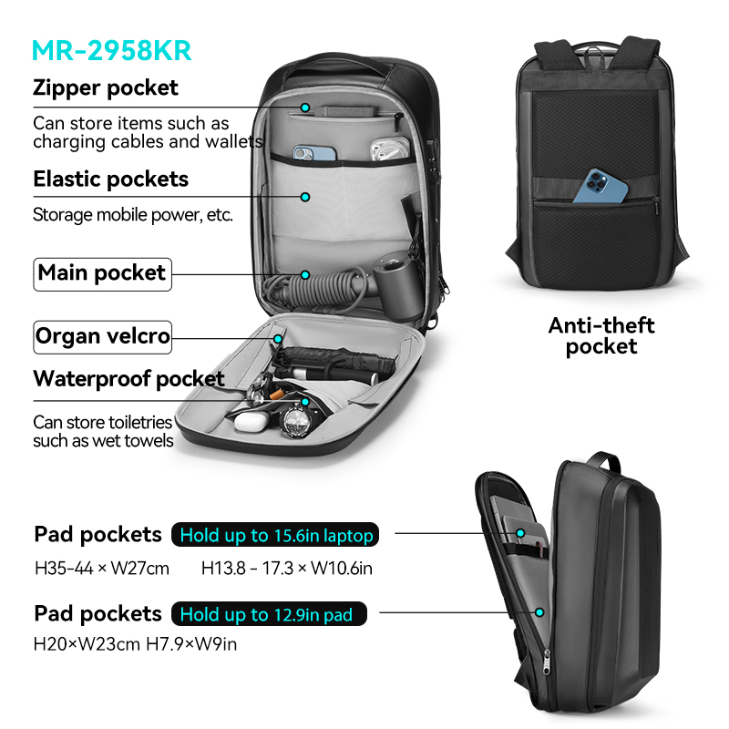 Рюкзак MARK RYDEN с защитой от – обзор и цена Office Tech Backpack