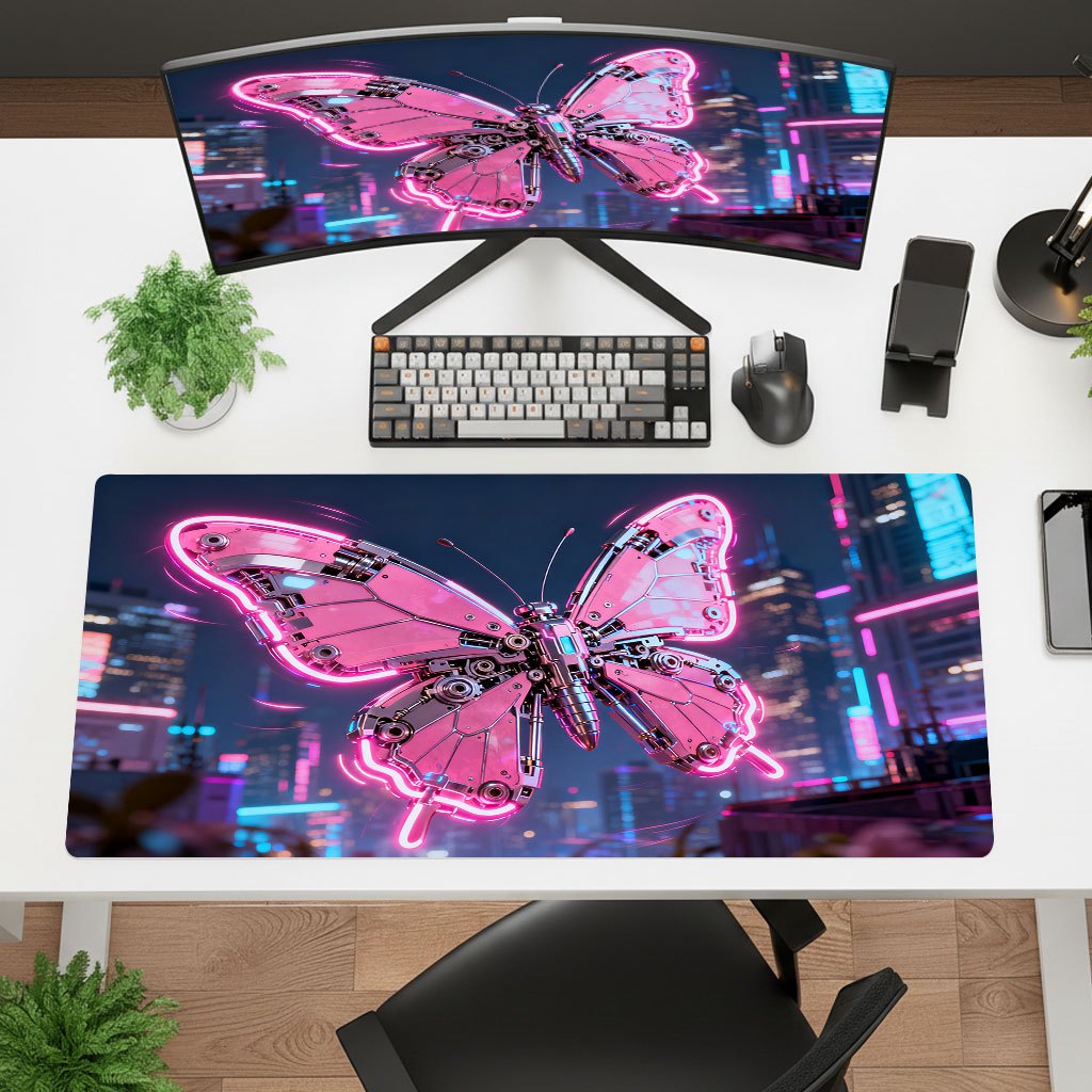 Коврик для мыши Brand Pink Tec – обзор и цена Office Tech Desk