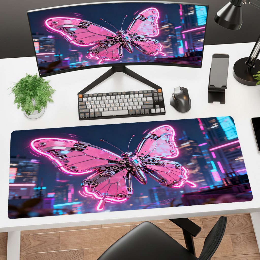 Коврик для мыши Brand Pink Tec – обзор и цена Office Tech Desk