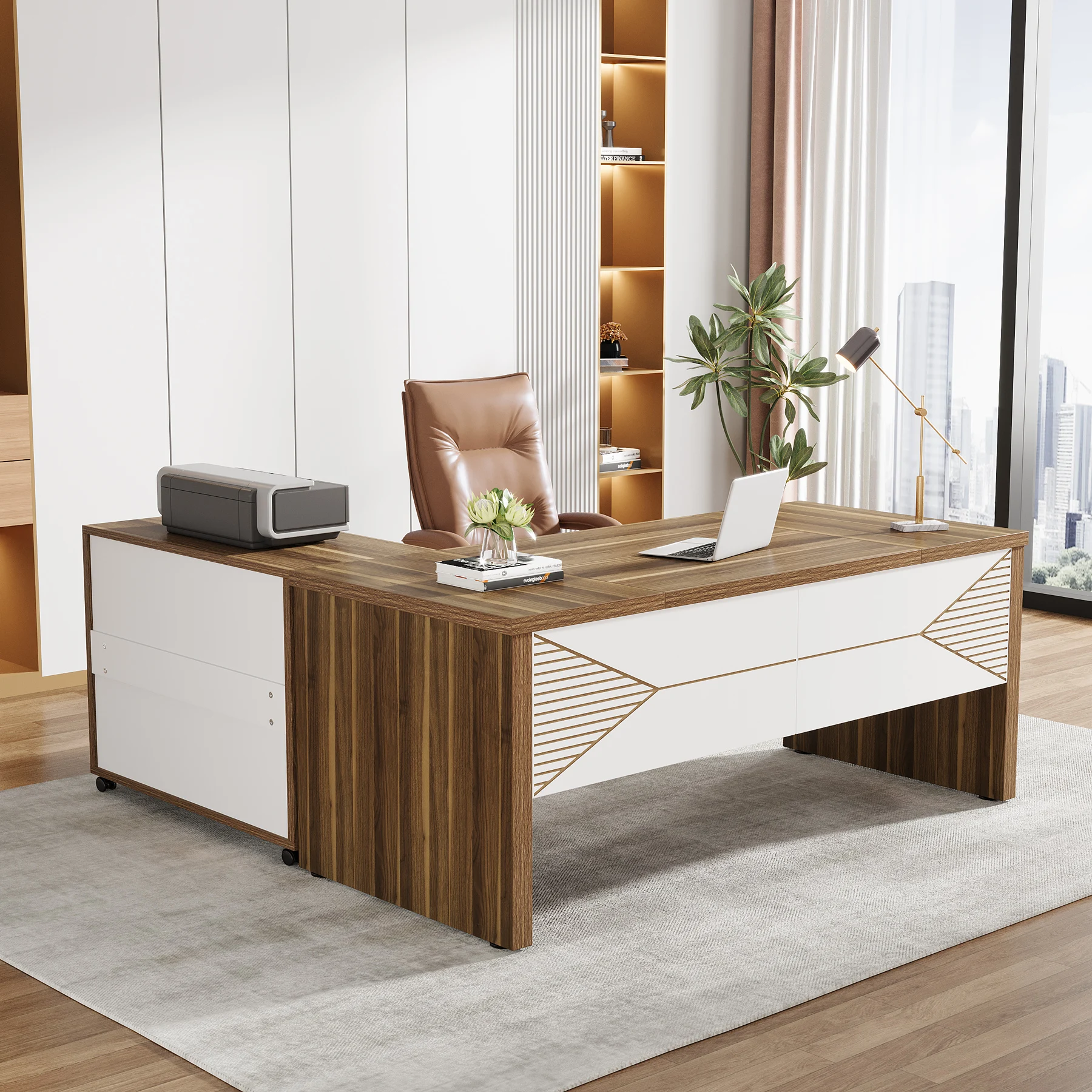 Tribesigns Современный роскошн – обзор и цена Office Tech Desk